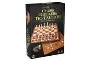 Cardinal Classics Chess Checkers Tic Tac Toe