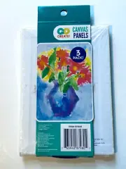 Go Create 5 in. x 7 in. Canvas Panels 3 Set Canvas Pack