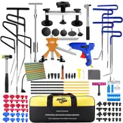 Super PDR Paintless Dent Removal Lifter Puller Tabs Tool Stainless Steel Rod Kit