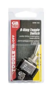 Gardner Bender GSW-122 21A General Purpose SPST On/Off Screw-In Toggle Switch