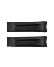 Omega New Seamaster 20mm Inlet Black Rubber 7" Strap For Omega 97996082