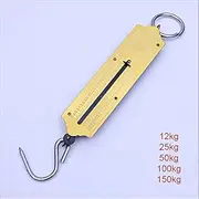 [DUUDAH] Electronic Scale,Digital Scales,12kg 25kg 50kg 100kg 150kg Luggage Scale Fishing Travel Weighing Scales Mechanical Hanging Hook Scales Portable Weighing Accurate Measurement (Size : 150kg) (Size : 15