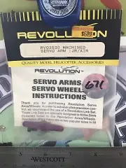 Revolution RVO3530 Machined Servo Arm: JR/Air OrignalNewOldStock Shipped
