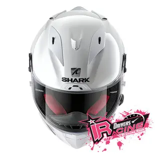 ♚賽車手的試衣間♚ Shark® Race-R Pro White 碳纖維