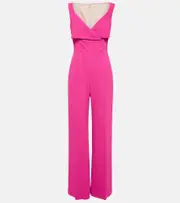 [Emilia Wickstead] Emilia Wickstead Antica crêpe jumpsuit AU 8 pink