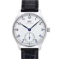 在飛比找momo購物網優惠-【IWC 萬國錶】Portuguese 葡萄牙系列自動皮帶表