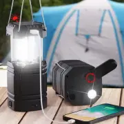 3000 large capacity hand crank solar camping lantern portable ultra bright led