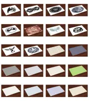 Ambesonne Fabric Place Mats Set of 4 pcs Placemats Dining and Kitchen Table
