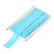 1 Inch Double Fold Bias Tape Cotton Bias Tape(Light Blue 12 Yards)