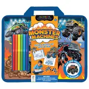 Kaleidoscope Colouring: Monster Machines Colour and Activity Set with Lap Desk - Book