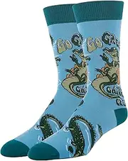 [ooohyeah] Go Green Mens Crew Socks, Go Green, 8-13, Go Green, 8-13
