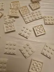 NEW LEGO 10X WHITE PLATE 3X3 #11212.