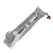 Tableware Tableware Fork Spoon Cutter Kit Tableware Titanium With Storage Pouch