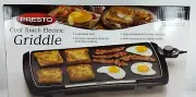 "PRESTO" | Jumbo Cool Touch Electric Griddle | # 07037 | Black