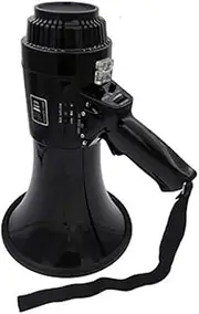 Megaphones Bullhorn 35w High Power Speaker Portable Handheld Megaphone with Built-in Siren Adjustable Volume Control Megaphone Speaker Clear Sound