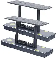 DRESSOOS Train Station Model Kit DIY Station Platform Bus Shelter Model Plastic Construction Railway Platform for Boys and Girls
