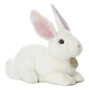 Aurora 10" Miyoni White Bunny Rabbit Plush Stuffed Animal Toy #10912