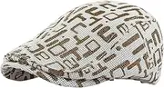 [svlftecon] Unisex Newsboy Cap Flat Ivy Hat Cabbie Hunting Driving Hat for Autumn Spring Summer Adjustable Series 24