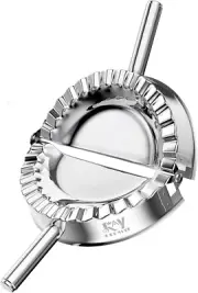 Stainless Steel Empanada Press Ravioli Mold Pierogi Dumpling Maker (XL: 6 Inch)