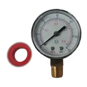 Professional Pool Spa Filter Water Pressure Gauge ECX270861 for Sand and D.E. Pool Filter As Shown
