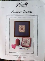 Sunset Desert Cross Stitch Leaflet 17 Mandala Series 1 Amaryllis Artworks-RARE