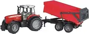 Bruder 1:16 Massey Ferguson 7480 Tractor w/Tipping Trailer Kids/Children Toy 3y+