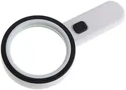 30x Handheld HD Magnifying glasssIlluminated Reading Glass Lens Jewelry Loupe Ideal Reading Crafts Hobby