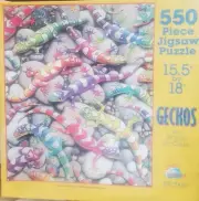 Sunsout 550 Piece Jigsaw Puzzle Geckos By Royce McClure MC31010