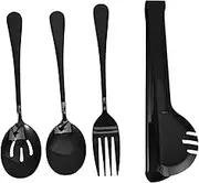 DECOMELODY Dinner Fork Spoon Knife Set Silverware Set Reusable Cutlery Stainless Steel Serving Utensils Party Serving Utensils