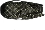 Motorcycle Storage Box Leather Rear Trunk Cargo Liner Protector Accessories, for SYM, for JOYMAX Z300 CRUI, for SYM, 150 180 300 FNX150 Motorbike Tail Box Liner(Black Joymax Z300)
