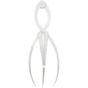 Mean Calipers Golden Ratio Calipers Stainless Steel Eyebrow Ruler 1:1.618 Measur