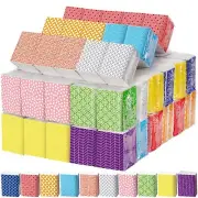 100 Tissue Bulk Travel Tissue Geometry Designed Pocket Tissues Small Size Ind...