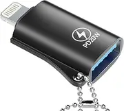 AGEEMY Lightning to USB Adapter for iPhone, Phone OTG Flash Dongle for Camera Lightning Male to USB Female iPhone OTG Adaptor Support Hubs, Ethernet Adapter, MIDI Keyboard, Card Reader