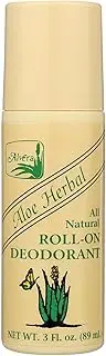 Alvera - All Natural Roll-On Deodorant Aloe Herbal - 3 fl. oz.