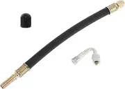 X AUTOHAUX 1set 45 Degree Copper Tire Valve Extension with Durable Plastic 210mm Tyre Valve Stem Extender for Car Motorcycle RV Truck Bike