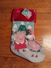 Peppa Pig Stocking 15" NWT