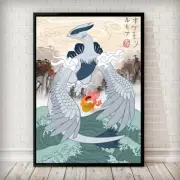 20x30cm Unframed Japanese Anime Peripheral Poster Decor Lugia