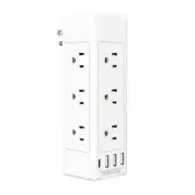 Outlet Extender Surge Protector with USB,1700 Joules，Multi Plug Wall Outlet S...