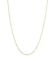 Roberto Coin 18K Yellow Gold Gold Chains Classic Bead Link Chain, 16-18
