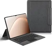 Jarttarn Touched Keyboard Case Compatible with Xiaomi Pad 7 Ultra 14 Inch 2025 Tablet, with Magnetic Detachable Touched Keyboard and Leather Protective Cover Case