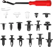 BLBMTCBCAG 421pcs Auto Fastener Clip Mixed Car Body Push Retainer Pin Rivet Bumper Trim Panel Retainer Fastener Kit Car Accessories Sheet Metal Tools