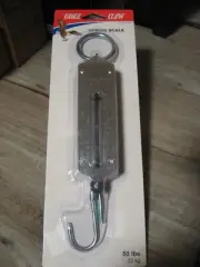Eagle Claw Fishing Tool - 50 LB Spring Scale - Measures In Pounds & Kilos