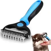 Professional Pet Dog Grooming Cat Comb Brush Dematting Undercoat Comb Rake Tool