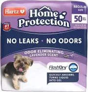 Hartz Home Protection Lavender Scented Dog Pads, 21 x 21 (50 count),