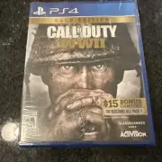 Call of Duty: WWII Gold Edition PS4 (Brand New Factory Sealed US Version).