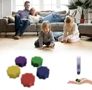 Korean Traditional Play Game Catching Dice, Gong Gi Jack Stone Pebbles Set Gong-gi Games Korean Gonggi Game Round Case Games Player