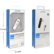 AOKO AB 205 Stereo Bluetooth 4.2 Earbuds Wireless White Headset with Mic AB205