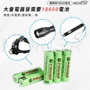 ˋˋ MorTer ˊˊ18650電池 日本松下國際牌18650鋰電池 3400mAh 充電電池 充電鋰電池 凸頭電池