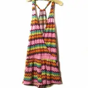 GOOGI striped romper size medium NWT