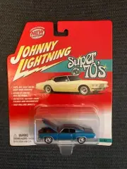 2002 Johnny Lightning Super 70's Chevy Monte Carlo SS Blue